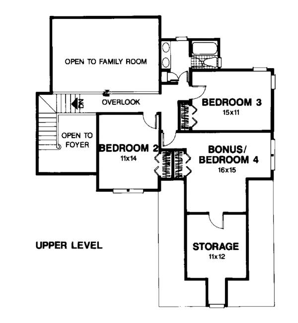Upper Level Floorplan